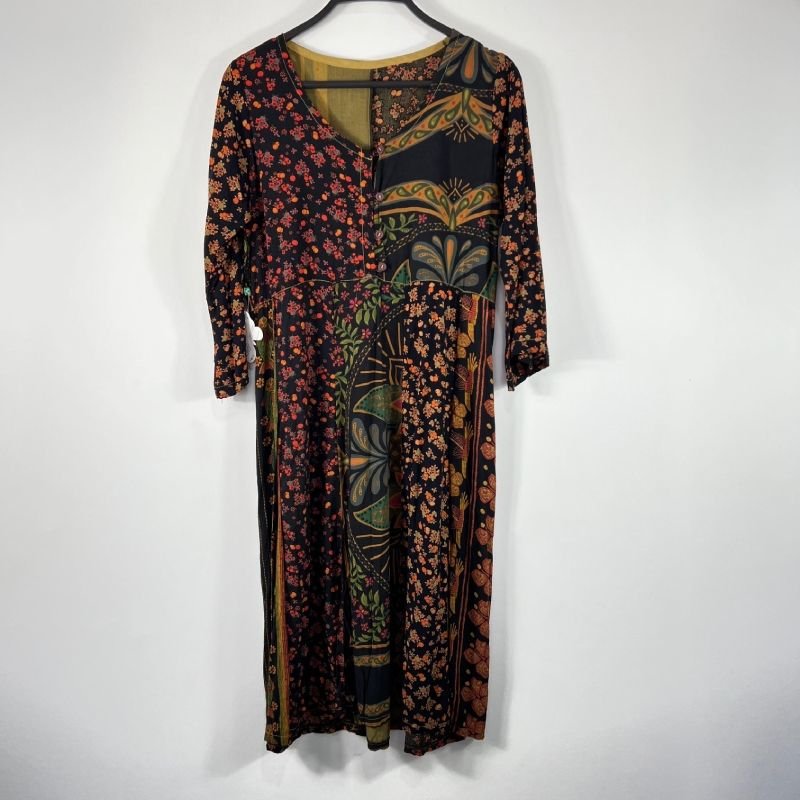 vestido patchwork python - loja online de roupas... Butterfly By Patchwork | Moda Patchwork Autoral - Vestido curto manga 7 ...